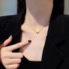 316L Stainless Steel Delicate Charm Love Necklace Sweet Design Light Luxury Niche Girl Pendant