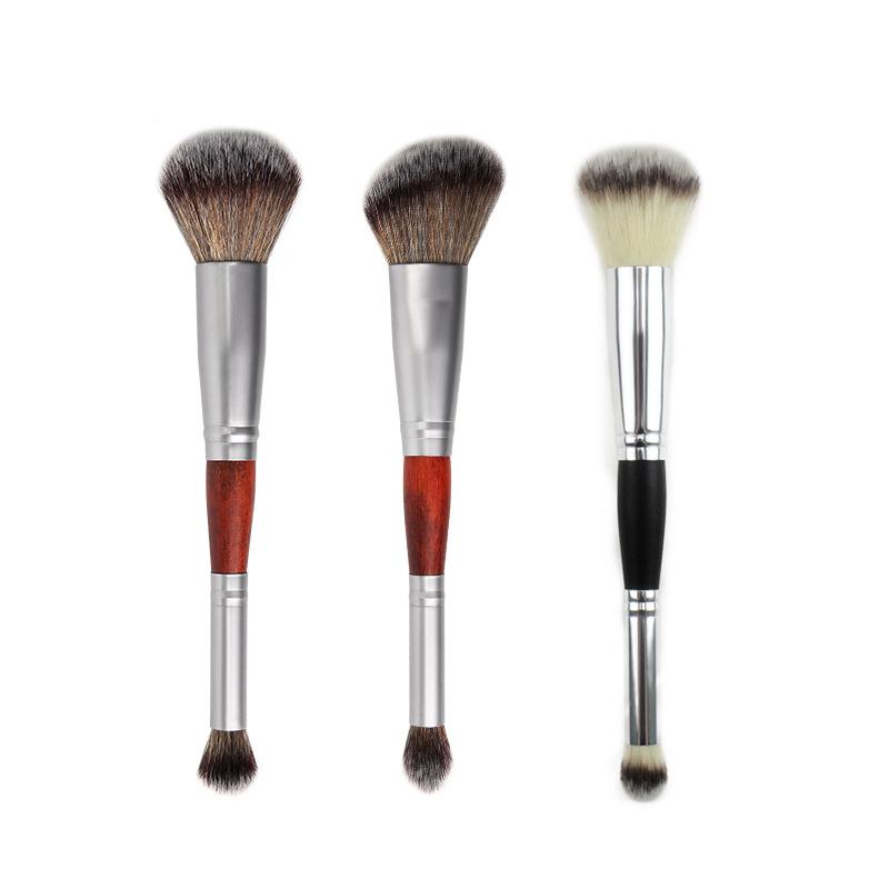 Doppelendiger Rayon Weicher und Bequemer Make-up Pinsel Lidschatten Pinsel Beauty Werkzeug Rouge Pinsel Puder Pinsel
