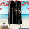 Jiraiya Dark Style Print Beach Towel, Large Soft Quick Dry Towel for Beach Camping Swimming