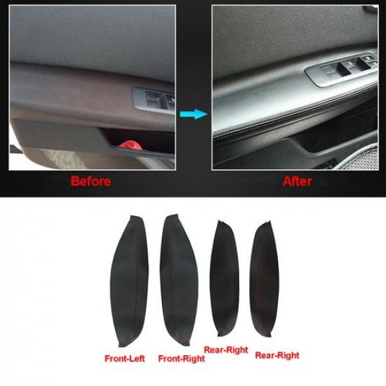 4X Car Door Panel Armrest cover for Nissan QASHQAI J10 2007-2012 2013 2014 2015