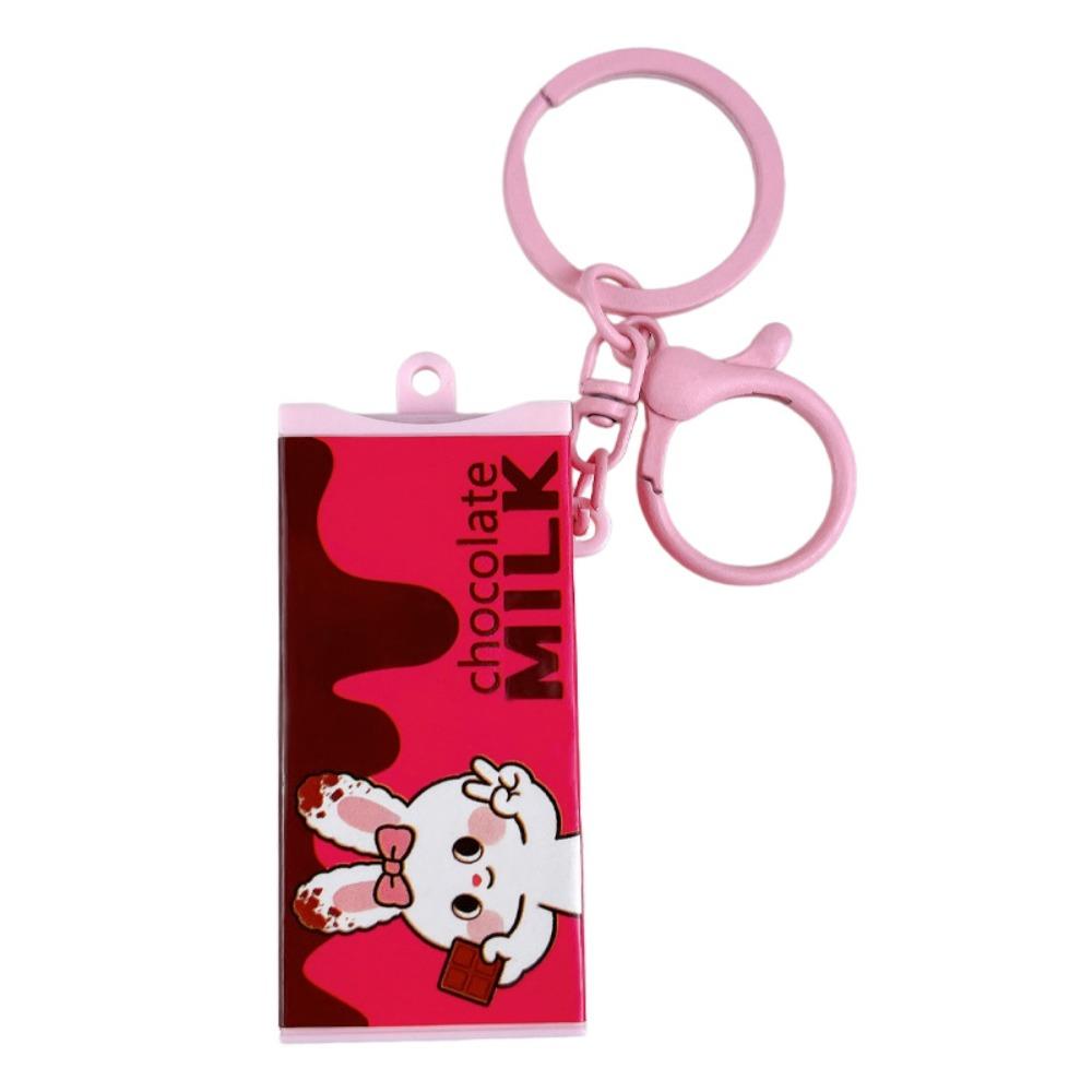 Cartoon Patterns Chocolate  Keychain Bendable Bendable Keychain Fidget Toy Keychain  Bag Pendant
