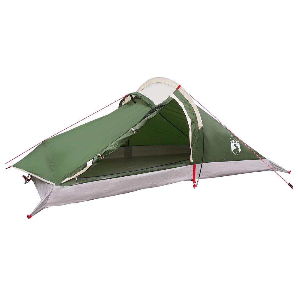 Trekking Tent Green 2 Person 185T Polyester with PU Coating