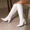 2025 Winter High Leg Knight Boots, Size 34-48, Chunky Heel, Women's Fashion Footwear.