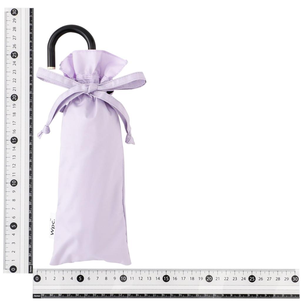 Francfranc Classic Frill Folding Sun and with UV Manual Opening Umbrella, 50cm, Lavender, Rain, Case, Protection,
