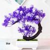 Mini Potted Grass Bonsai: Cherry Snowball Home Decor Ornament