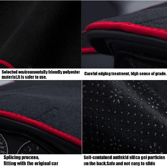 Rifoda Dash Board Cover Fit for 2007-2013 Chevy Silverado Pickup and GMC Sierra Pickup,2017-2014 Chevy Tahoes Suburban,GMC Yukon Dashboard Cover Mat