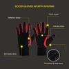 1 Pair Cycling Gloves Touchscreen Gloves Winter Windproof Gloves for Cycling Running Fitness Camping Hiking Riding