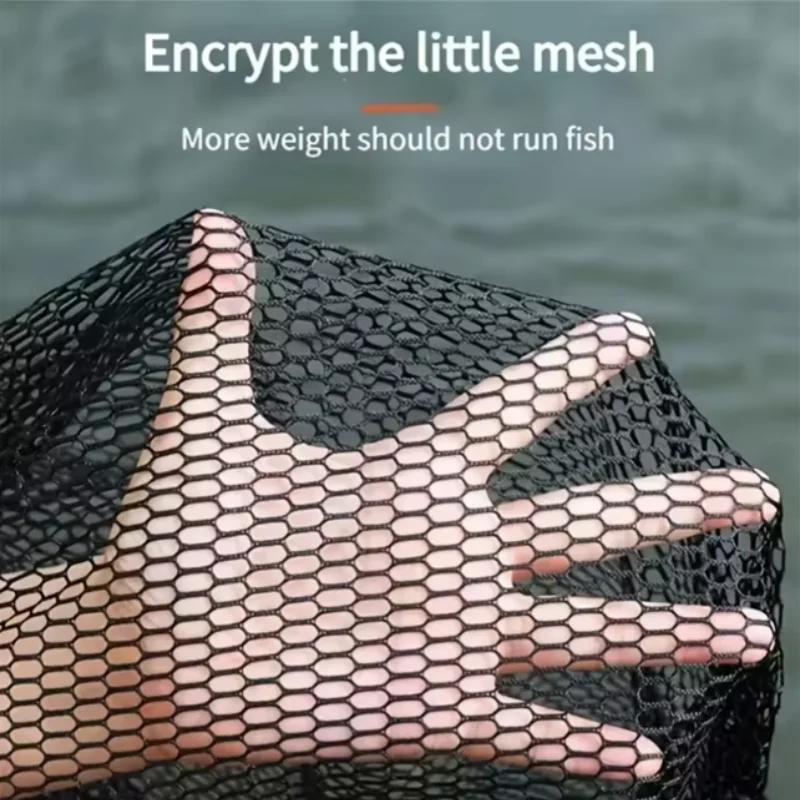 Portable Collapsible Fishing Mesh Bag Thickening Live Fish Net with Bundle Mouth for Outdoor Traps Fishing Crayfish/Shrimp/Eels