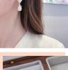 S925 Silver Zircon Teardrop Pearl Earrings - High-End Luxury Retro Design.