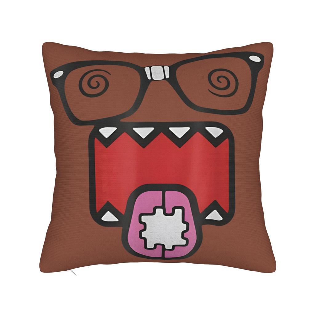Domo Kun DJ Domo Pillowcase Polyester Cushion Cover Decorative  Pillow Case Cover Home Dropshipping 18'