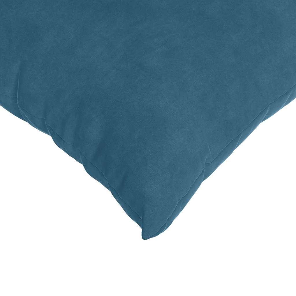Sofa Cushions 2 Pieces Blue 45 x 45 cm Cord Fabric