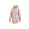 Originals Three Stripes Mid-Length Solid Color Pullover Sweatshirt Women Sweatshirt Vibrant-Pink ED7448