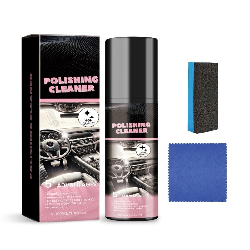 

100ml Plastic Renovator For Car Interior Conditioner Delay Oxidation Seat Leather Liquid Restore Detailing Cleaner 1