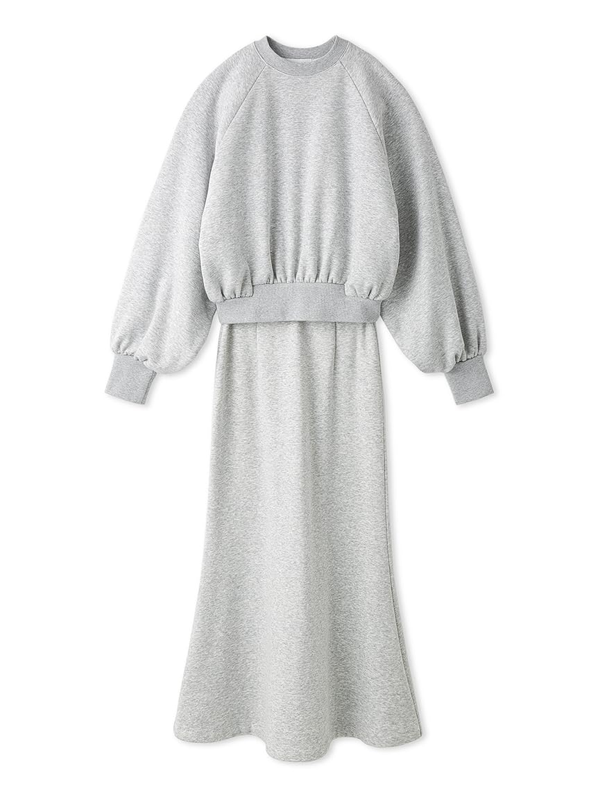 

Emi Pullover Skirt Set LGRY Women s Fleece-Lined (13WCO245021)