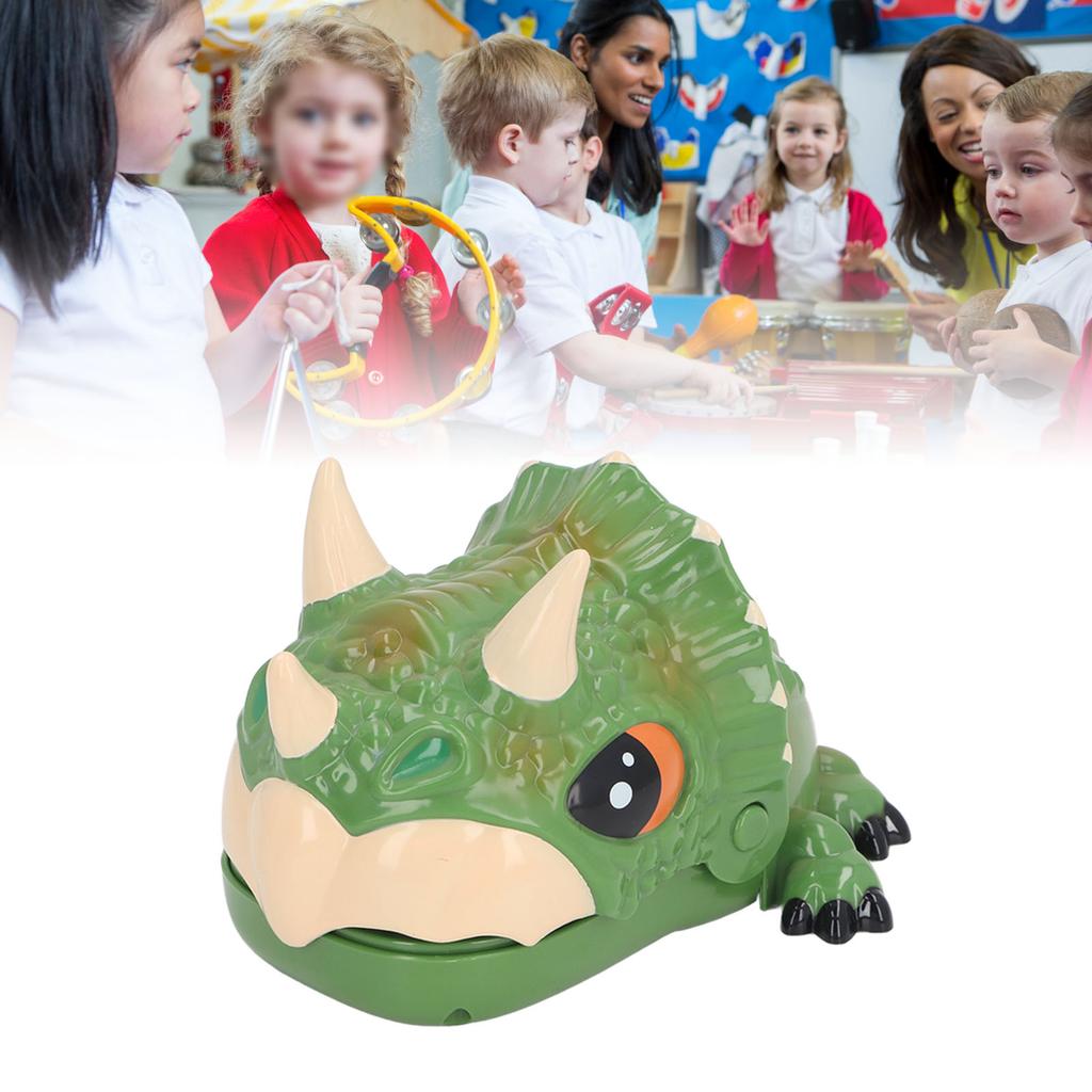 Finger Biting Prank Toy Dinosaur Shaped Interesting Interactive Press Teeth Funny Game for Kids