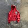 Womens Graphic Print Hooded Sweatshirt Set Streetwear Loose Fit Long Sleeve Pullover