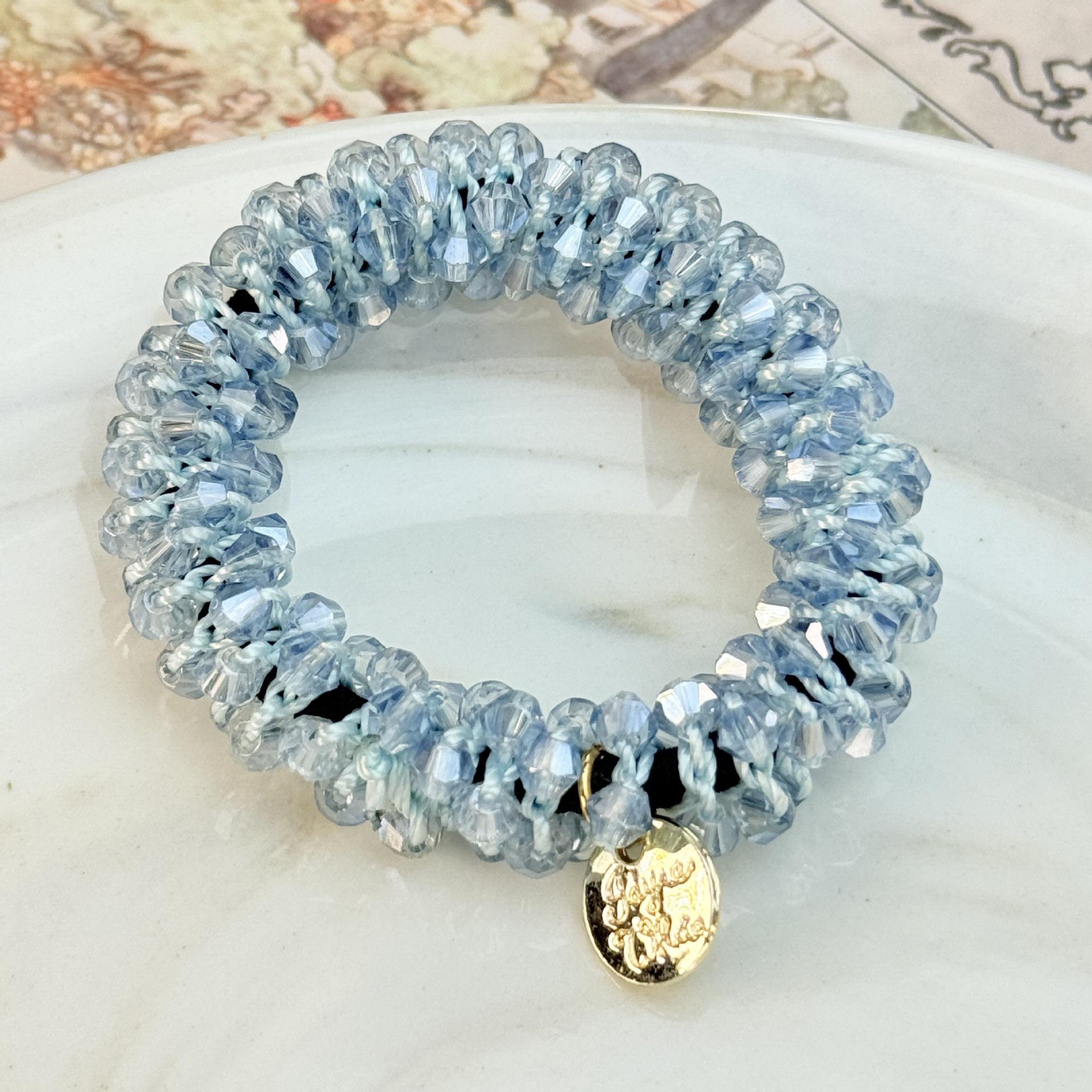 Корейский Кристальный Браслет-Резинка для Волос: Двухцелевая резинка для волос с темпераментом для женщин и в стиле Мори