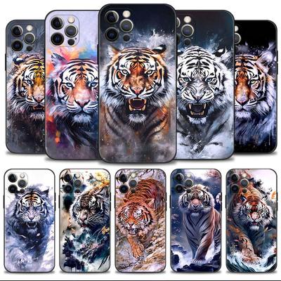 Foresta Re Tigre Animale Cassa Del Telefono Per il iPhone Samsung Galaxy Redmi Xiaomi Oppo OnePlus Nota SA 7 8 9 10 11 12 13 14 20 21 22 23 53 54 Pro Ultra