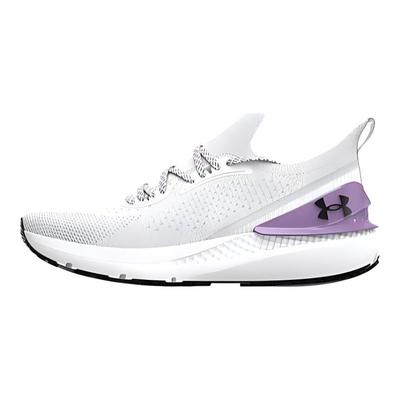 Wygodna tkanina sportowa Amortyzująca Trwała Niska cholewka Buty treningowe do biegania Damskie sneakers Biały Fioletowy 3027777-100