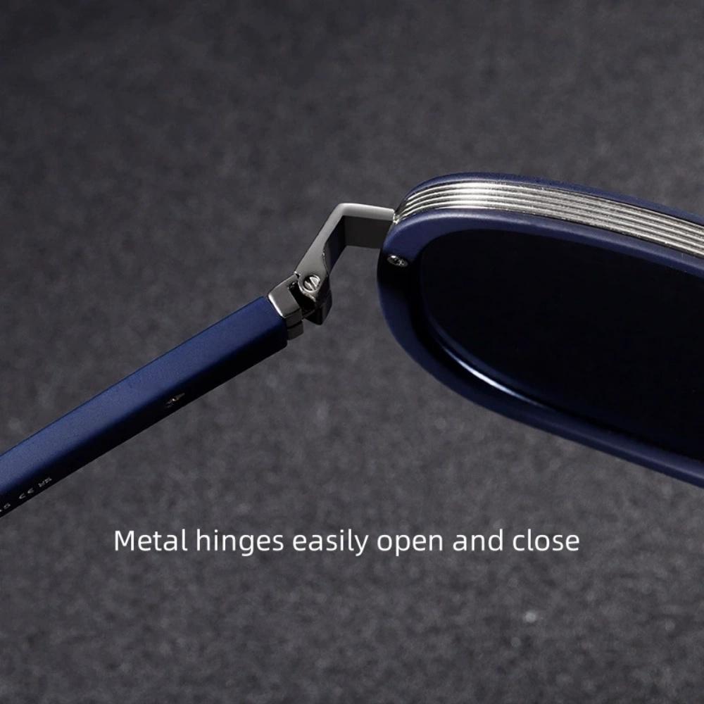 1pcs New Men's Sunglasses Fashion Classic Box Metal Frame UV Protection Outdoor Driving Shades