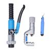 Hydraulic Tube Expander Tool Kit Compact Swaging with Cutter for 3 8 to 1‑5 8in Pipes CT‑300L