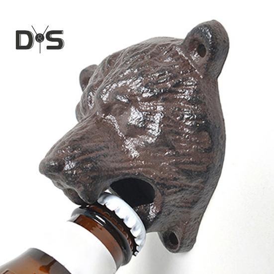 Lightweight Can Opener Creative Excellent Bear Head Bottle Cap Opener