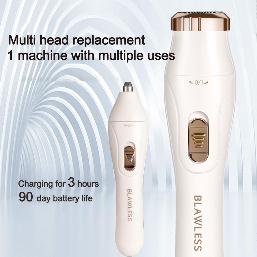 Rechargeable Electric Hair Removal Machine 3in1 Women's Hair Remover  for Armpit Face Leg Hair