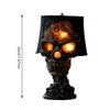 Skeleton Ornaments Resin Figurines With Lamp Miniature Creative Black Sculptures Room Decoration Accessories For Halloween