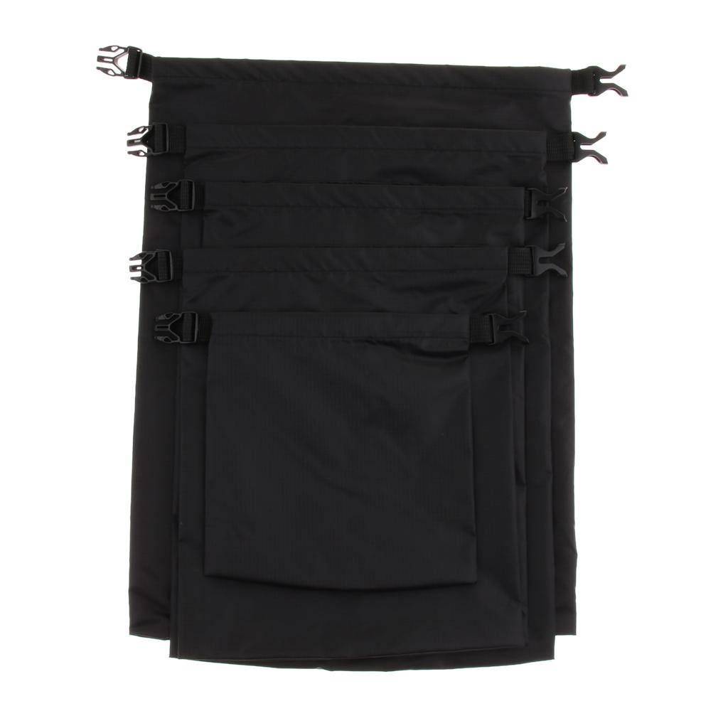 5 Pcs Set Waterproof Dry Bag Sack Storage Camping Rafting Kayaking
