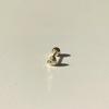 14K baby heart piercing