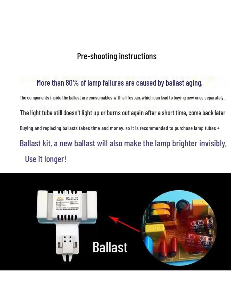 

2D Butterfly-Shaped Energy-Saving Square Fluorescent Ceiling Light Replacement, Tricolor - 10W/21W/28W/38W/55W 10W Ballast