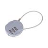 Travel & Bike Combination Lock –  Wire Rope Spherical Padlock for Luggage, Suitcase,  Security