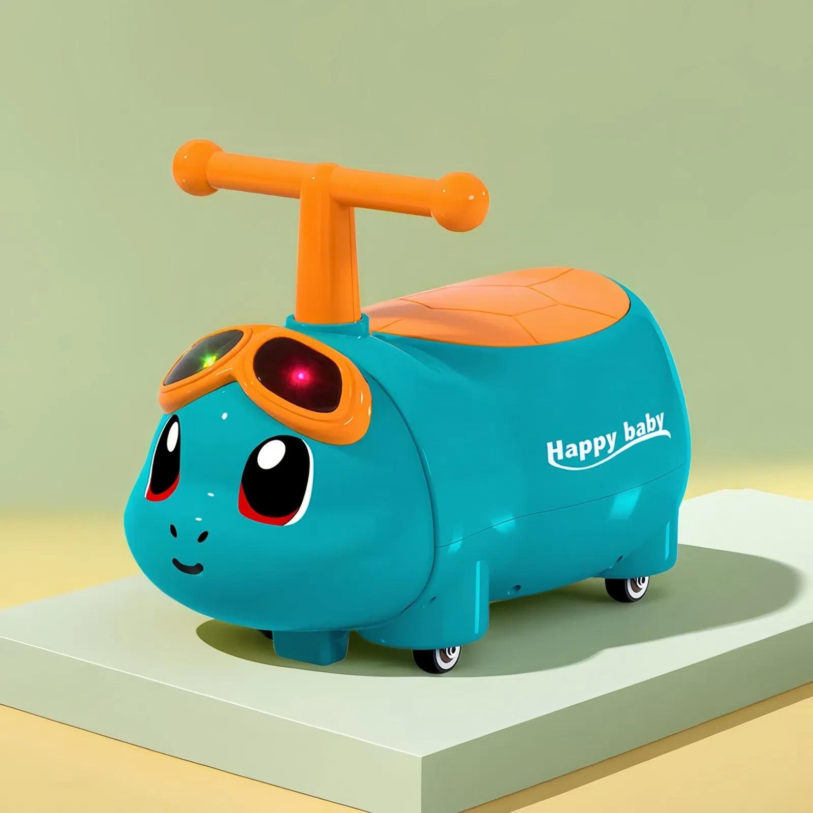 

Детский самокат-твистер для детей 1-4 лет: Бесшумные универсальные колеса, конструкция против опрокидывания Silent Universal Wheel + Light & Music