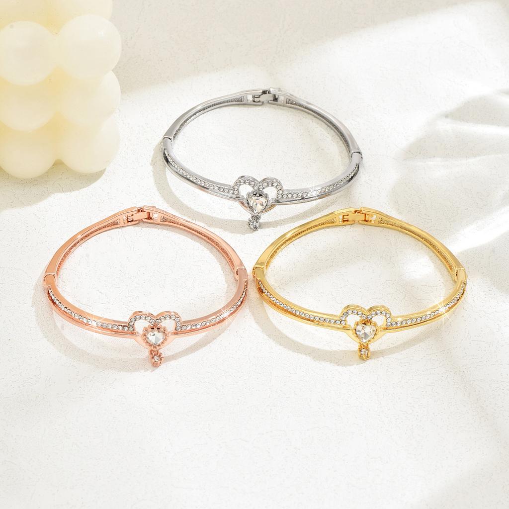 Fashion, Star And Moon Full Diamond Bracelet Women'S Ing Niche Popular Bracelet Jewelry