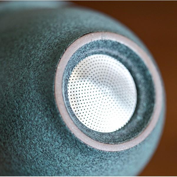 Blaustein Glasur Keramik Schnellteetasse Ein Topf Vier Tassen Tragbare Aufbewahrungstasche