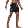 Adidas Swim Sports Casual Beach Striped Shorts Men bottoms Black HA6956