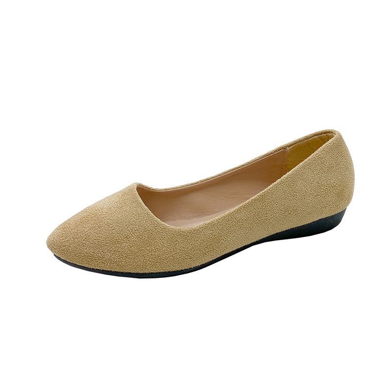 Large Size Women's Shoes, Flat-bottomed Single Shoes, Fashion All-match Retro Soft-soled Shoes