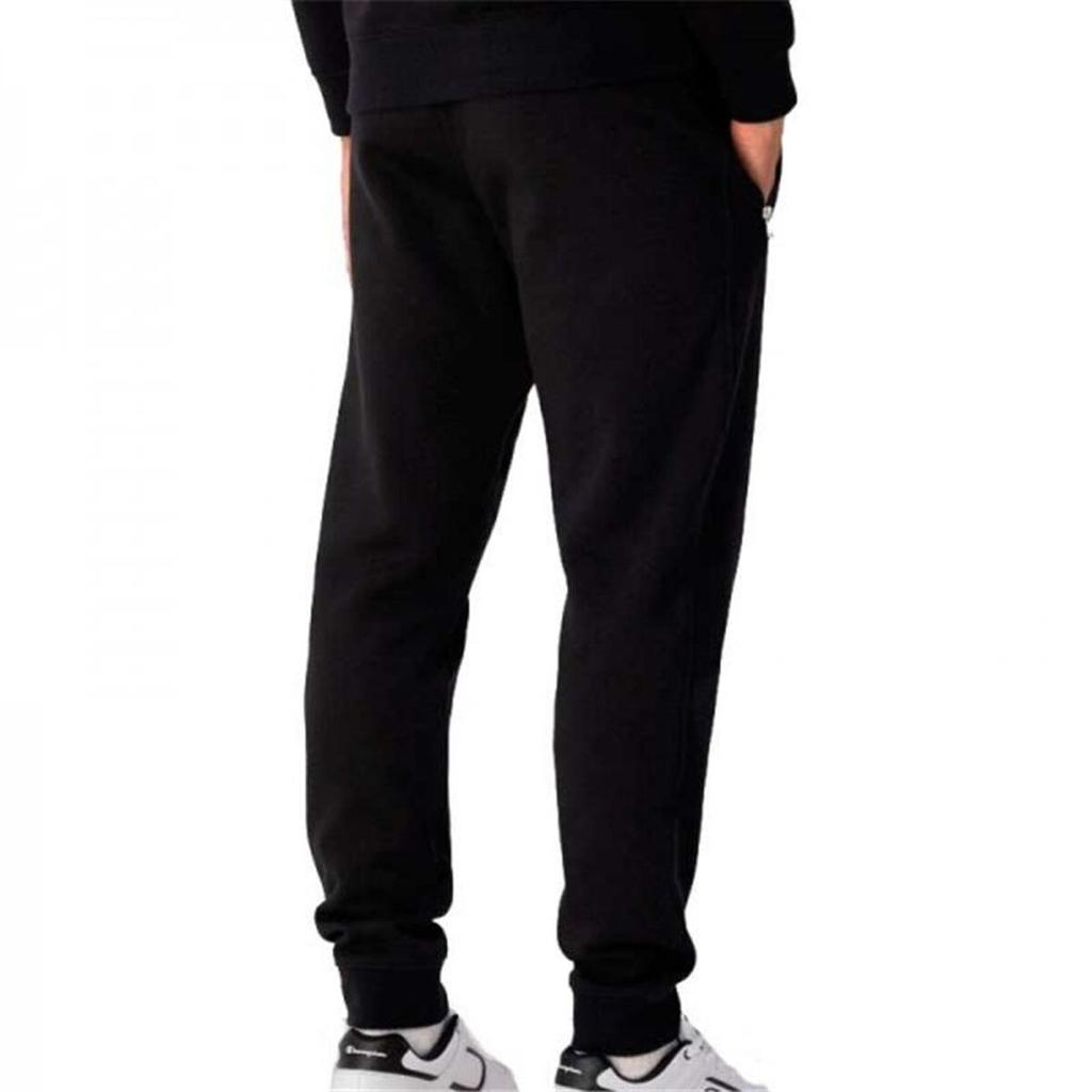 Long Sports Trousers Champion Elastic Logo Black Men