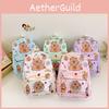 And Cheerful Bright Capybara Kindergarten Kid Nylon Cartoonish Printing Backpack