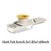 3In1 Portable Garlic Grater Multi Purpose Manual Crushing Spices Tool Mini Garlic Press for Dining Room Baking Crusher