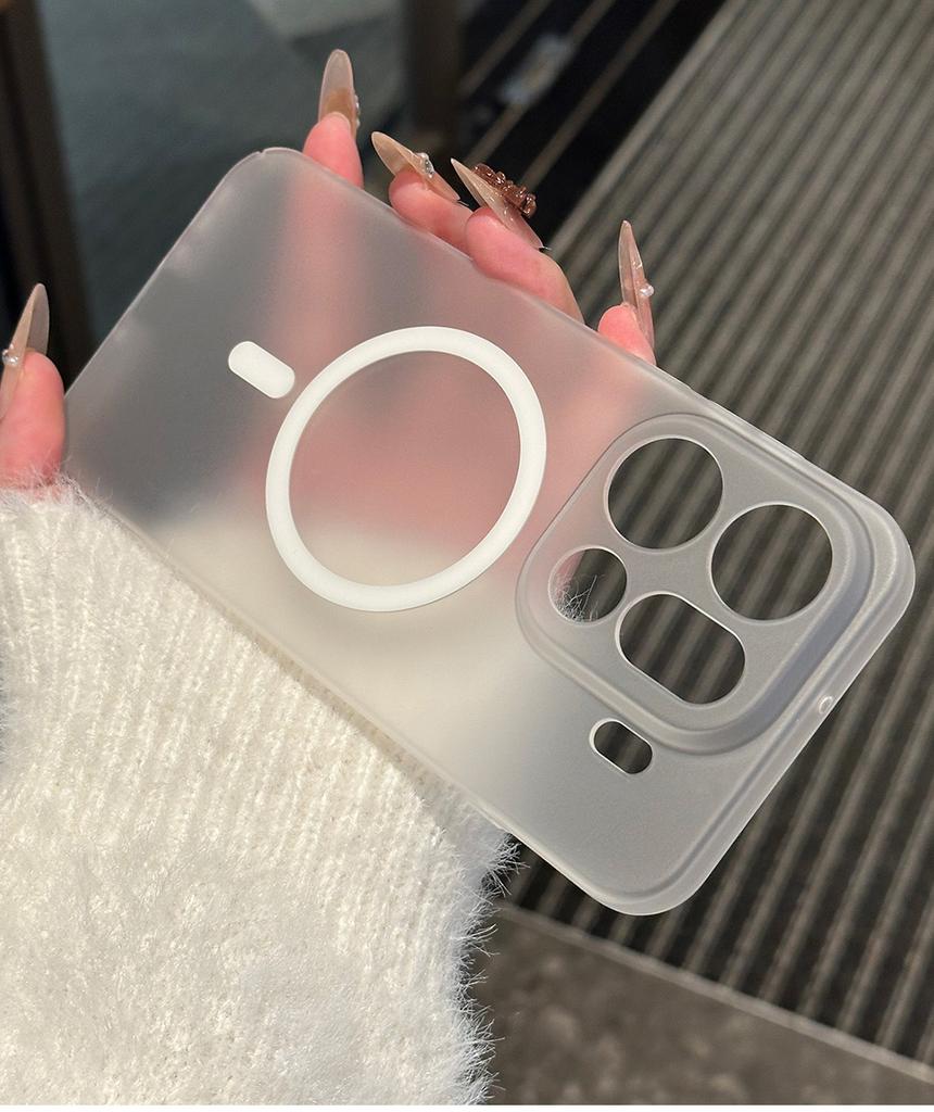 Für OPPO Find X9 Pro Hülle Magnetisch Matt Transluzent Stoßfest Hautfreundliche Schutzhülle Für OPPO Find X9 Schale Stoßfänger