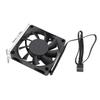 70mm PWM Fan Dual Ball Bearing Cooling Fan 4 Pin PWM Intelligent Temperature Control PC Case Fan Speed Up To 2500RPM 7 Blade
