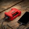 Tool Battery Adapter USB 3.0 Output 18W , Portable Charger Compatible with Most Cordless Tool Batteries with Belt Clip