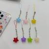 Eye Catching Phone Pendant Star Keychain Phone Charm Keyringfor Women and Girls