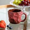 Ceramiczny kubek do kawy 270ml Duży kubek do herbaty Nowość Mineralny kształt Dekoracyjny tumbler Unikalny wystrój domu Prezent dla miłośników kawy
