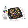 Peg Board Beads Game Creative Rainbow Matching for Travel Children 48 Pieces