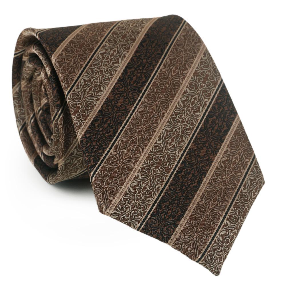 Pattern Italian Jacquard Tie Men'S Casual Business High-End Dress Wedding Suit Shirt Accessories Unique Stripes