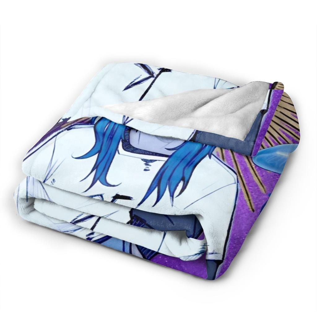 Sally Face Sal Fisher SF Plush Blankets Game Gothic Creative Throw Blankets for Home 150*125cm Ultra-Soft