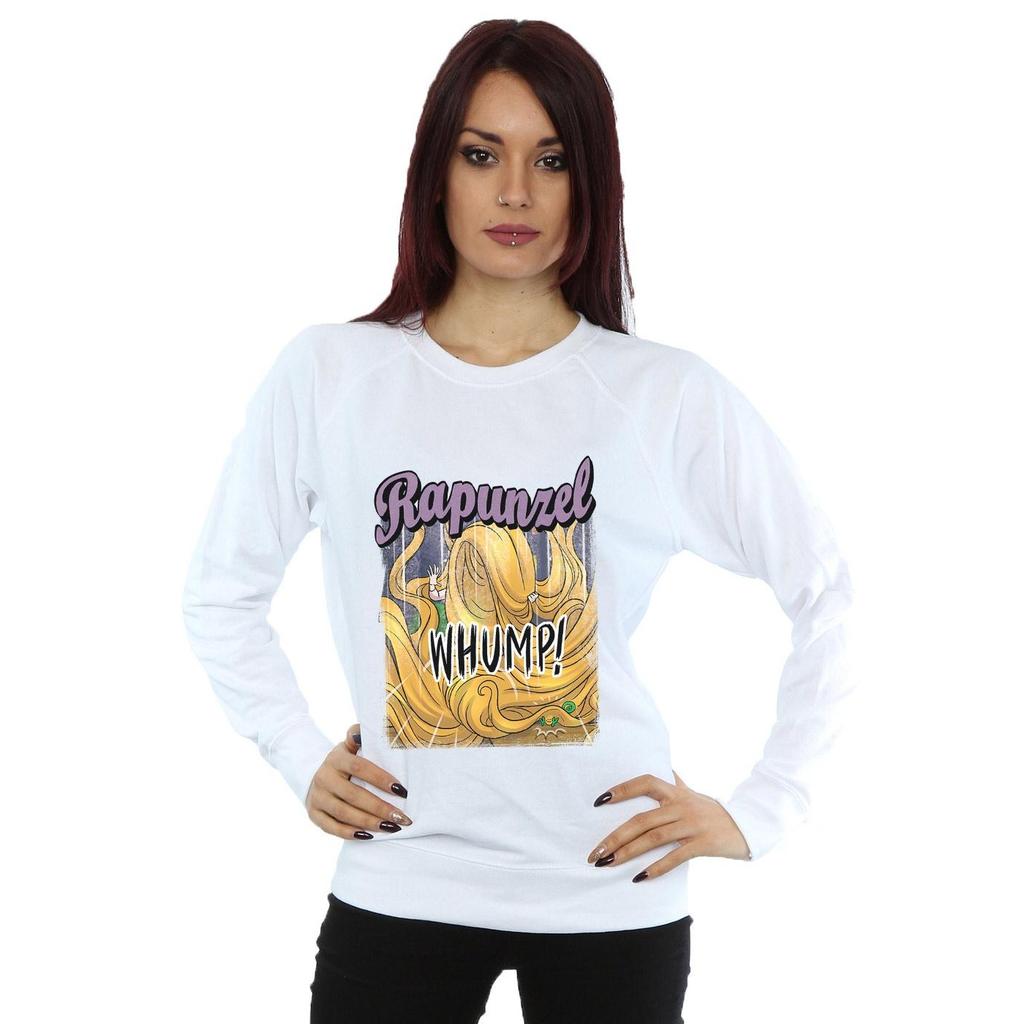 Disney Womens/Ladies Tangled Rapunzel Whump Sweatshirt