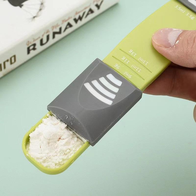 1 Stück Waage Messlöffel Küchenwerkzeuge Backwaage Messlöffel, Kunststoff Milchpulver quantitative Löffel Backen